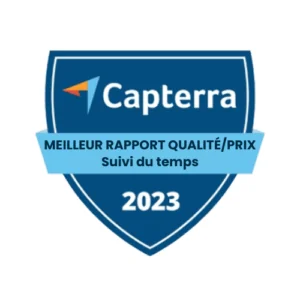 Capterra meilleur rapport qualité/prix suivi du temps