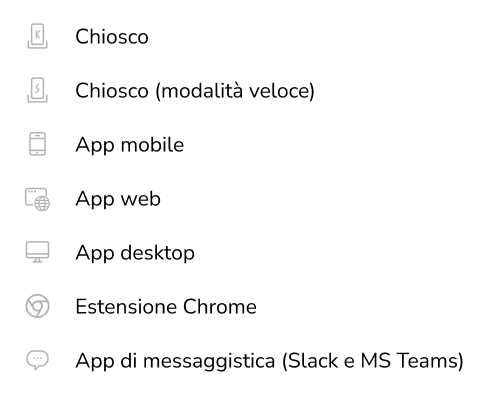 Device indicators on timesheets