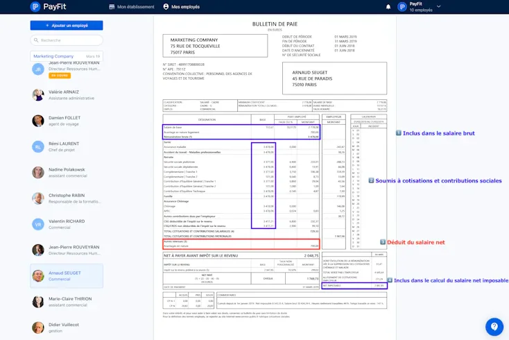 Soumission automatisée des paie Payfit 