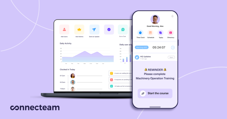 connecteam dashboard