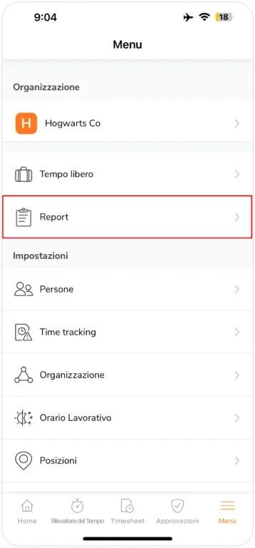 Mobile reports