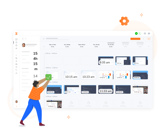 pengaturan fitur screenshot di software screen monitoring karyawan jibble