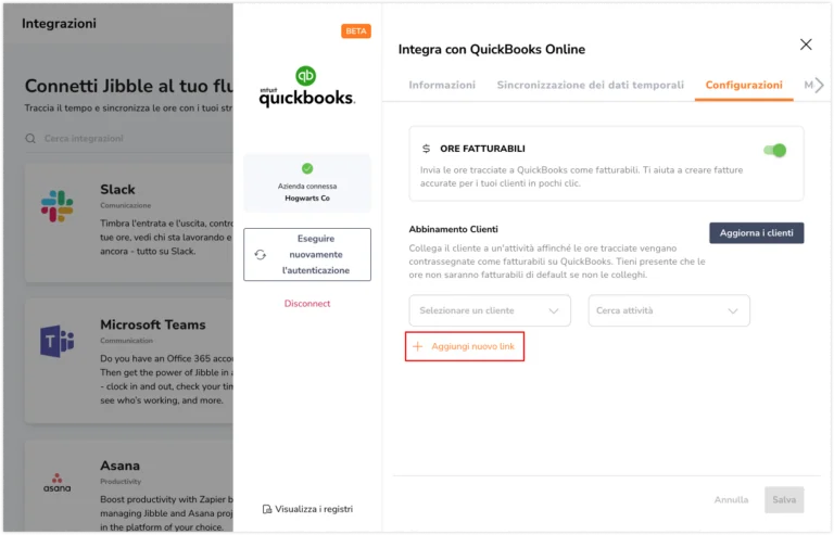 Quickbooks integration