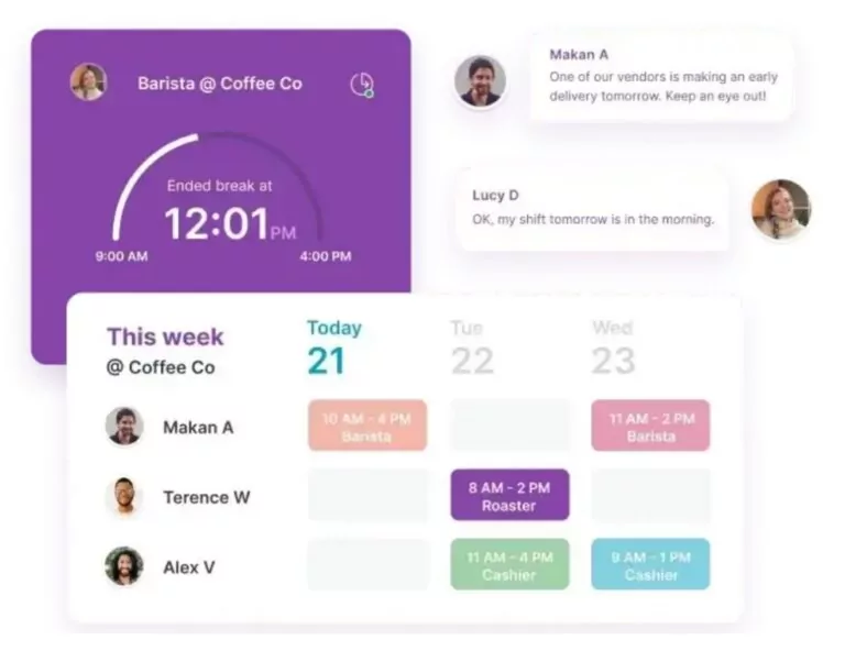 Homebase time tracker