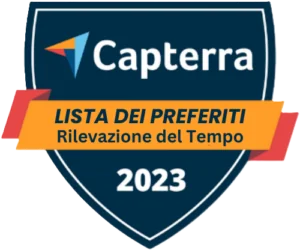 Award Capterra rilevazione del tempo.