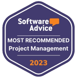 Jibble award for Software Advice (Most Recommended); Project Management.