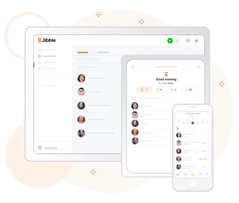 Co-working space attendance management on any device.