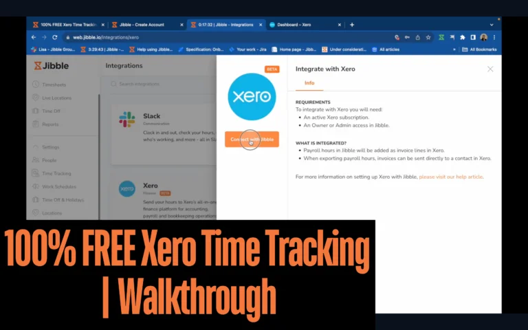 Xero Time Tracking Walkthrough