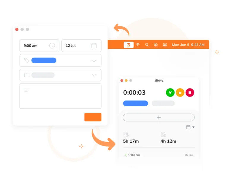 Time tracking semplice per Mac.