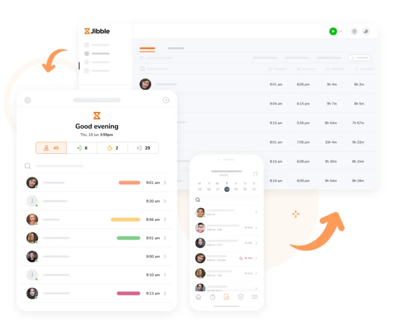 Time tracking su qualsiasi dispositivo.