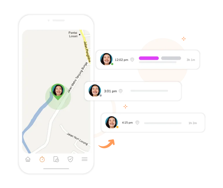 fitur pelacak lokasi, GPS, pantau lokasi karyawan
