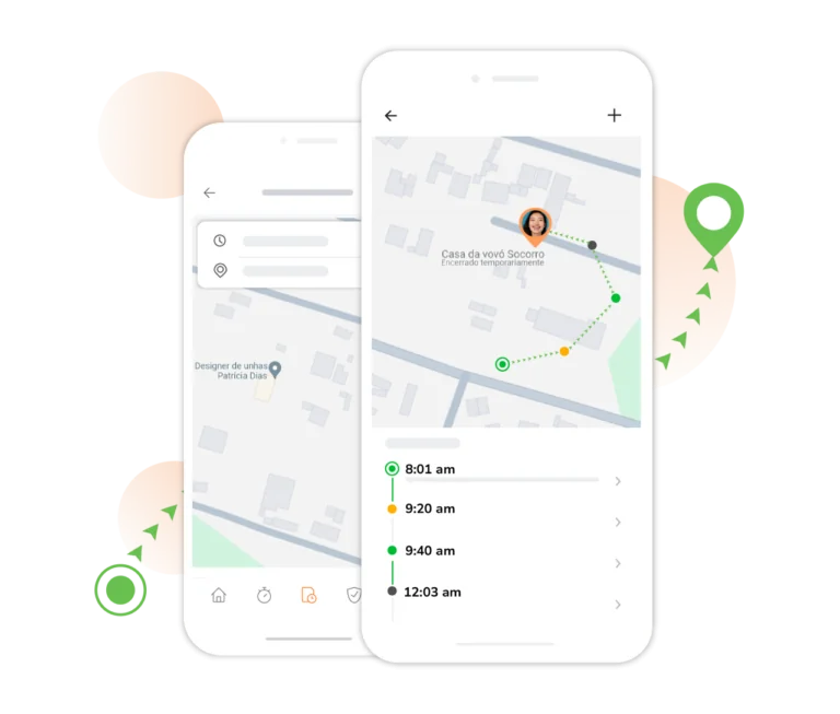 App de relógio de ponto com GPS