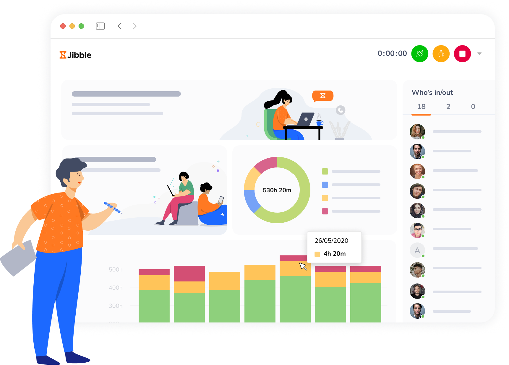 Clockify Mac and Windows time tracking desktop app