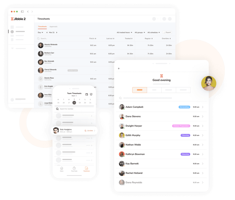 Time tracking su qualsiasi dispositivo con Jibble.