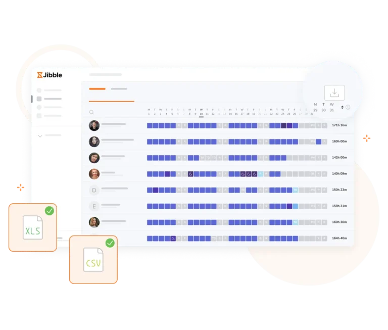 kehadiran ke timesheet aplikasi absensi jibble