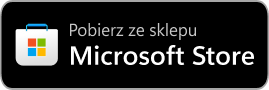 Przycisk pobierania ze sklepu Microsoft