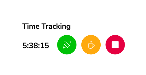 Time tracking widget