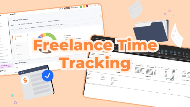 Freelancer time tracking video thumbnail