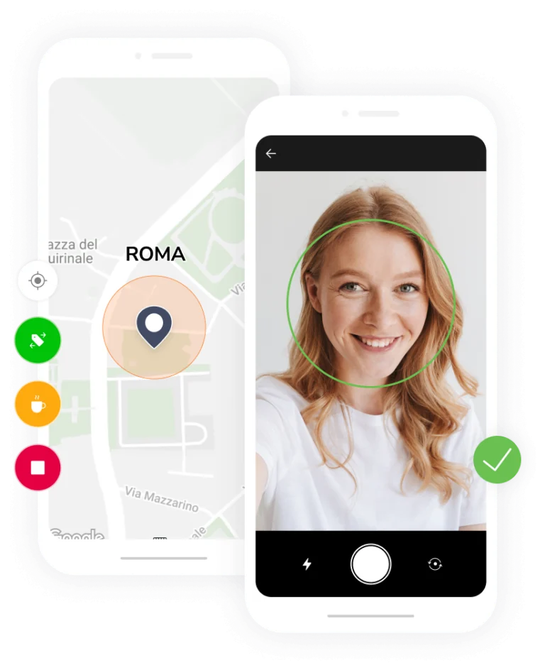 App di time tracking con localizzazione GPS.