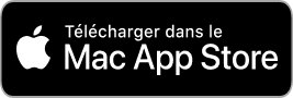 Download on mac app store badge in french