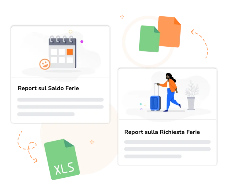 Report sulle richieste di ferie esportabili.