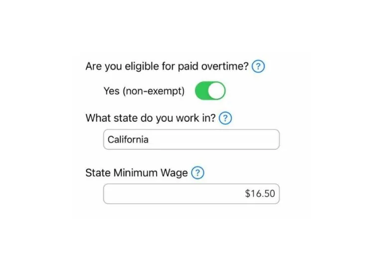 DOL Timesheet Minimum Wage