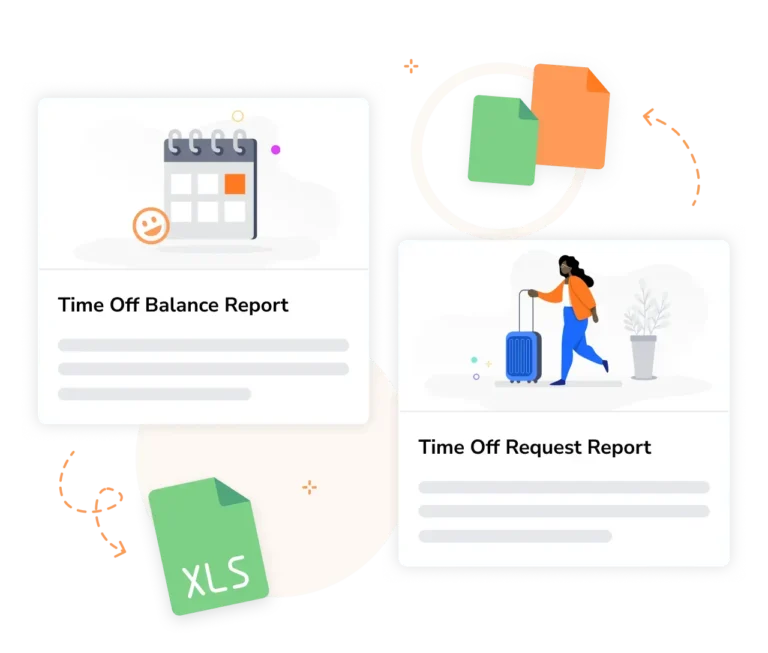 Exportando relatório de saldo e solicitações de férias como XLS no Jibble